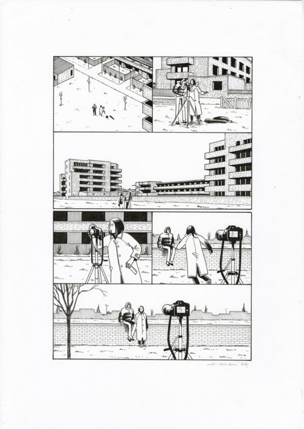 LUCAS HARARI - Le cas David Zimmerman - planche originale publiée en page 187