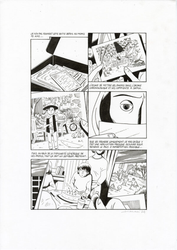 LUCAS HARARI - Le cas David Zimmerman - planche originale publiée en page 190