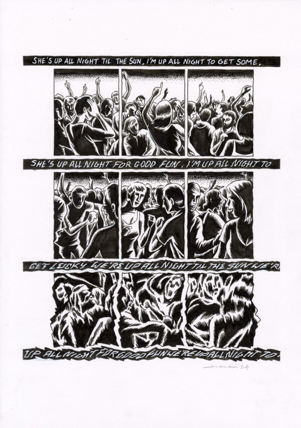 LUCAS HARARI - Le cas David Zimmerman - planche originale publiée en page 21