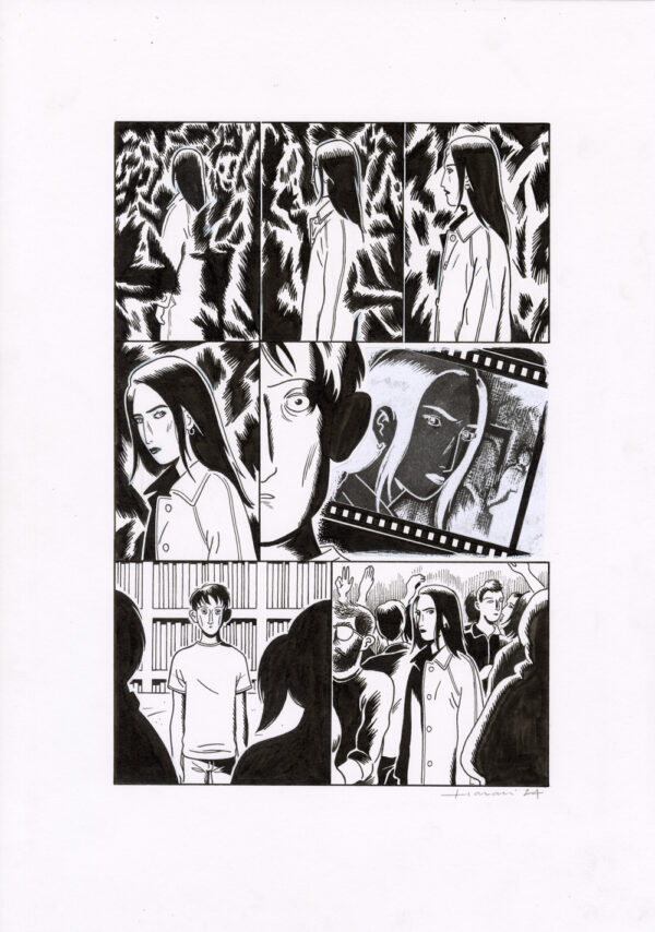 LUCAS HARARI - Le cas David Zimmerman - planche originale publiée en page 23