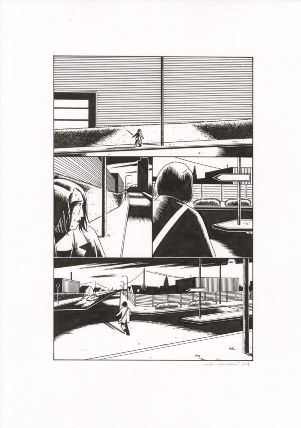 LUCAS HARARI - Le cas David Zimmerman - planche originale publiée en page 250