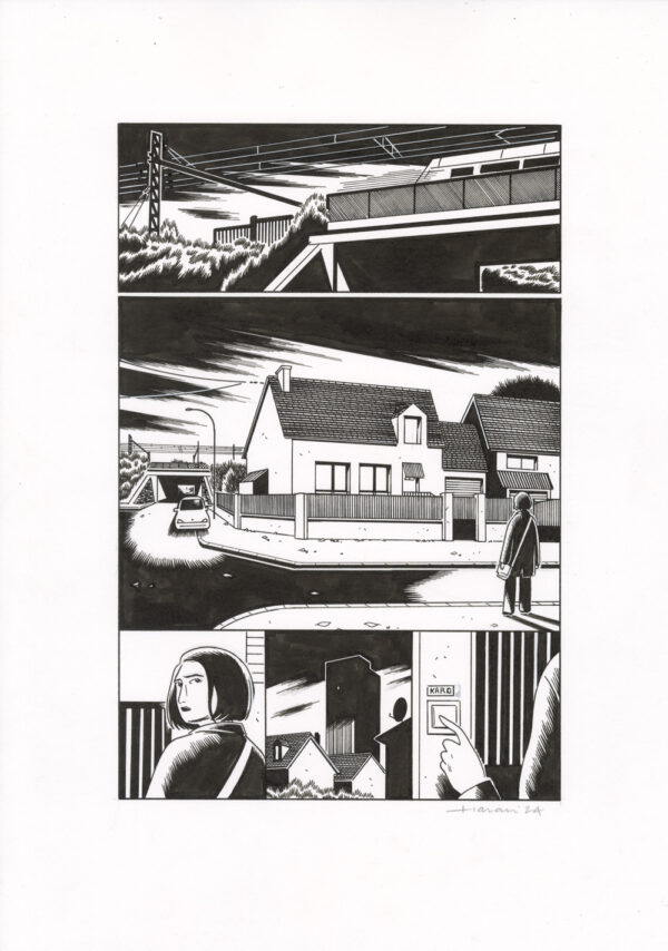 LUCAS HARARI - Le cas David Zimmerman - planche originale publiée en page 252