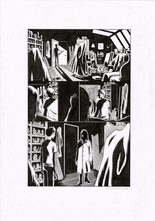 LUCAS HARARI - Le cas David Zimmerman - planche originale publiée en page 26