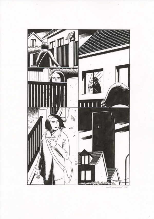 LUCAS HARARI - Le cas David Zimmerman - planche originale publiée en page 260