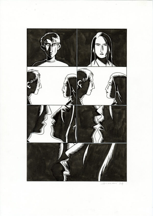 LUCAS HARARI - Le cas David Zimmerman - planche originale publiée en page 27
