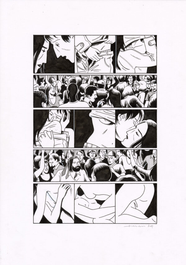 LUCAS HARARI - Le cas David Zimmerman - planche originale publiée en page 28