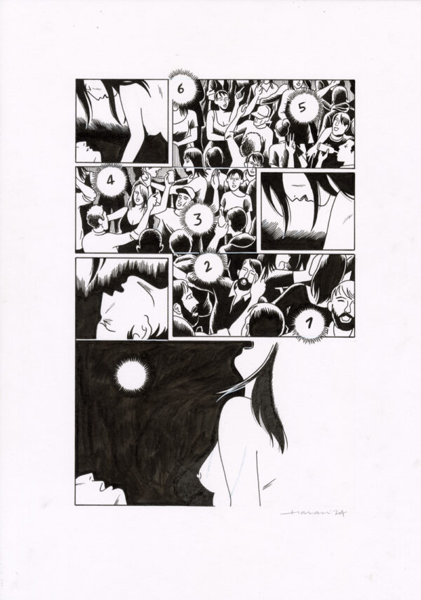 LUCAS HARARI - Le cas David Zimmerman - planche originale publiée en page 29
