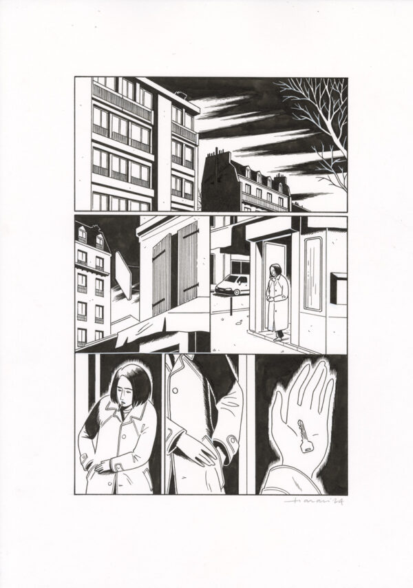 LUCAS HARARI - Le cas David Zimmerman - planche originale publiée en page 295