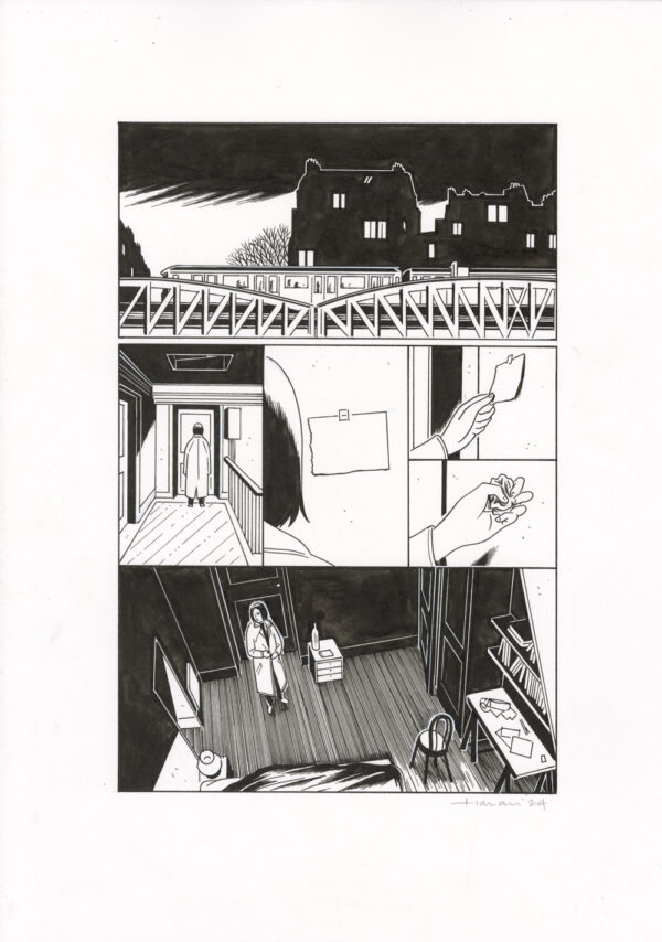 LUCAS HARARI - Le cas David Zimmerman - planche originale publiée en page 296