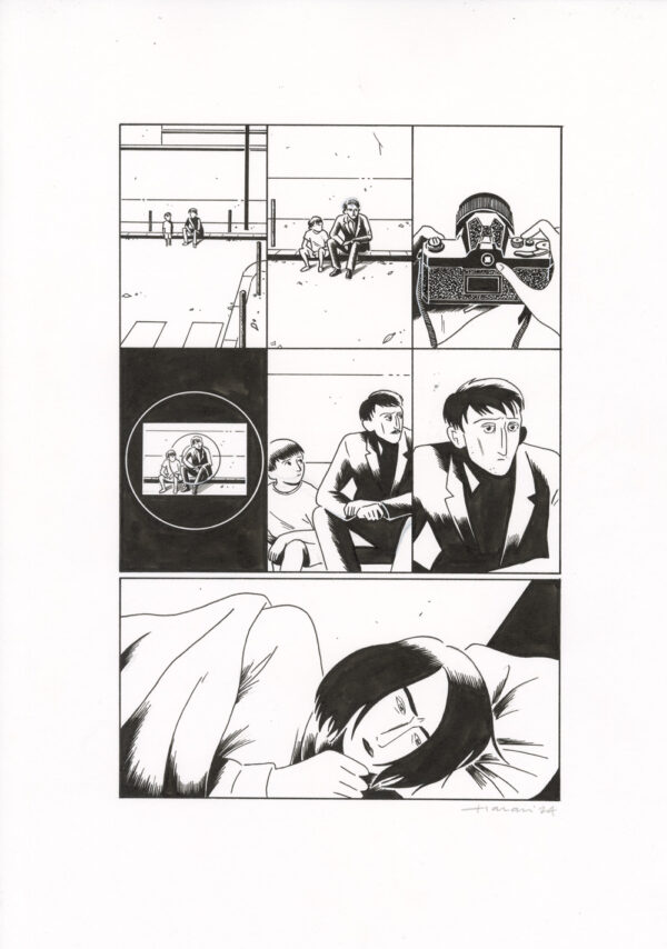 LUCAS HARARI - Le cas David Zimmerman - planche originale publiée en page 301
