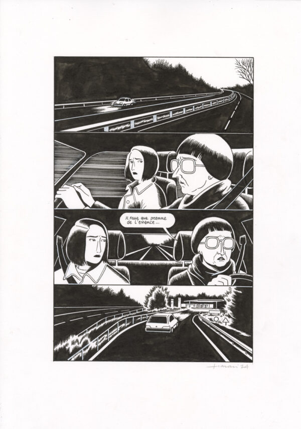 LUCAS HARARI - Le cas David Zimmerman - planche originale publiée en page 335