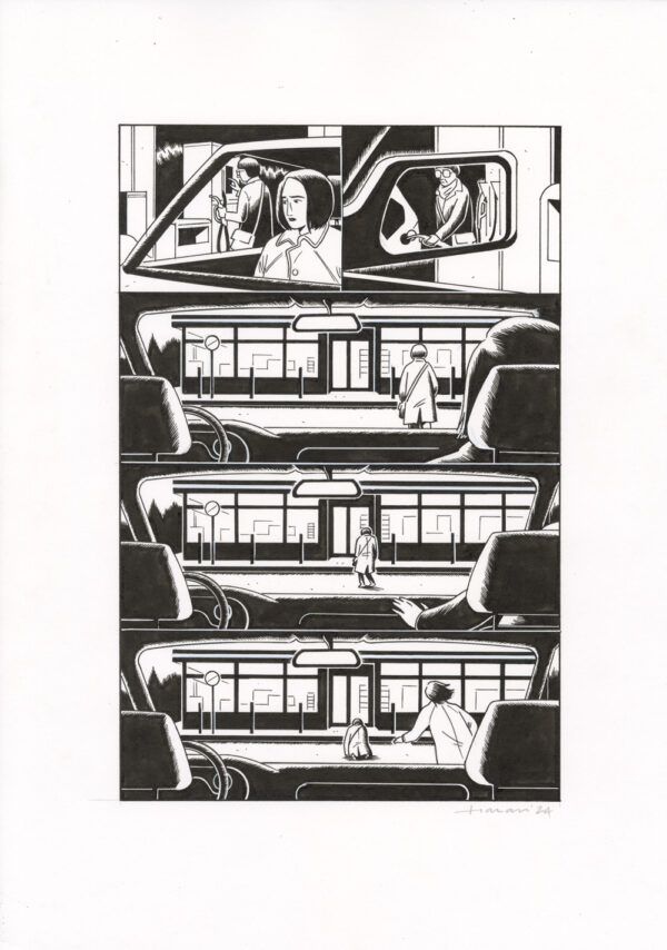 LUCAS HARARI - Le cas David Zimmerman - planche originale publiée en page 336