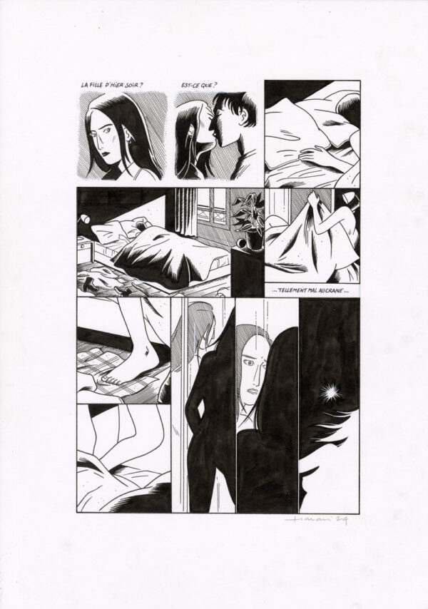 LUCAS HARARI - Le cas David Zimmerman - planche originale publiée en page 34
