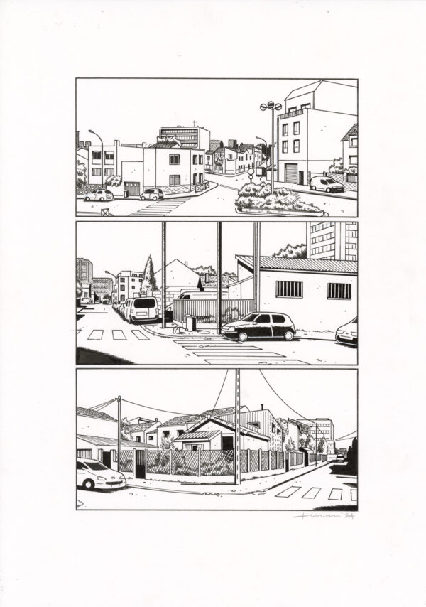 LUCAS HARARI - Le cas David Zimmerman - planche originale publiée en page 348