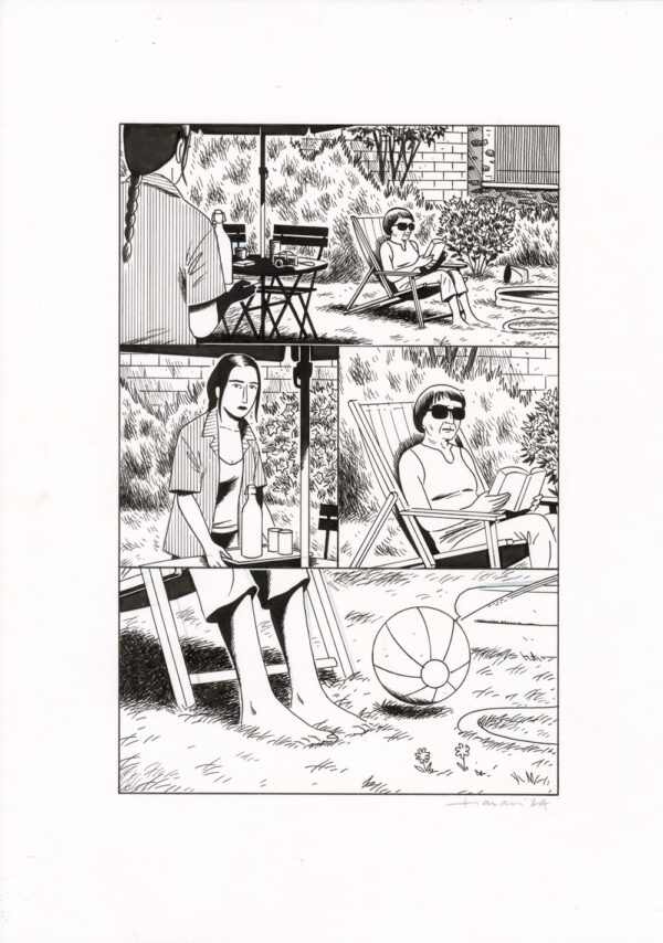 LUCAS HARARI - Le cas David Zimmerman - planche originale publiée en page 352