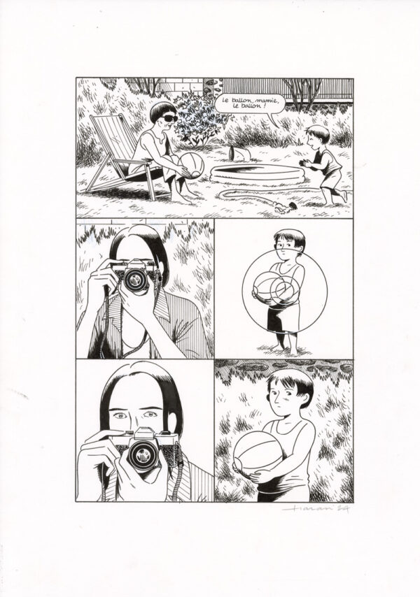 LUCAS HARARI - Le cas David Zimmerman - planche originale publiée en page 353
