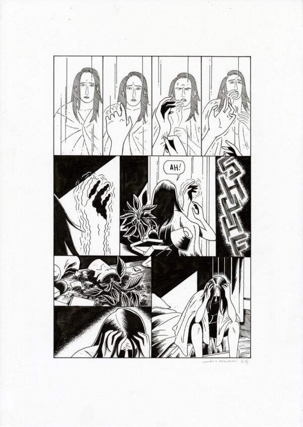 LUCAS HARARI - Le cas David Zimmerman - planche originale publiée en page 39
