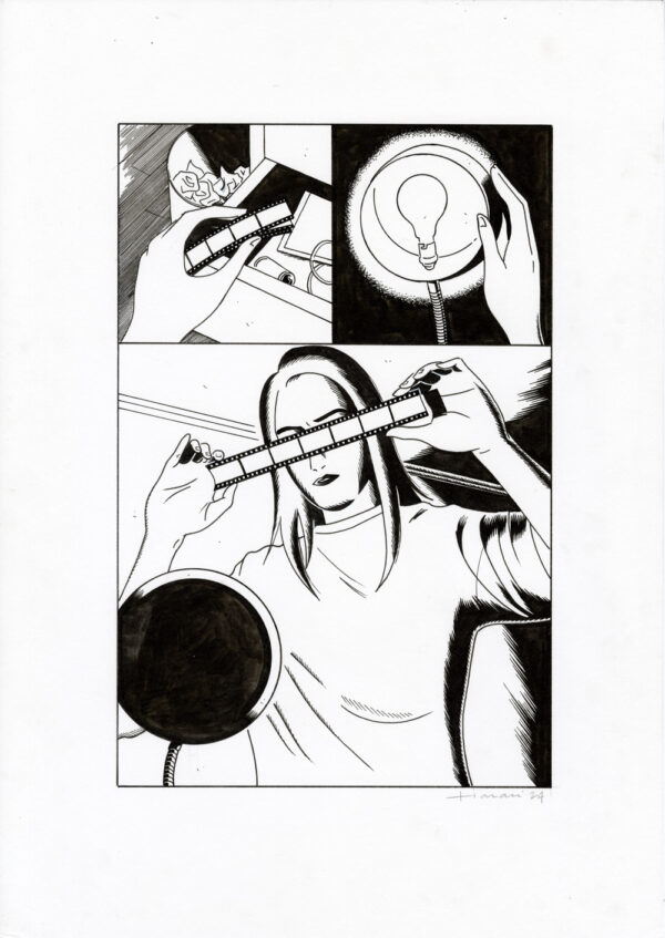 LUCAS HARARI - Le cas David Zimmerman - planche originale publiée en page 47
