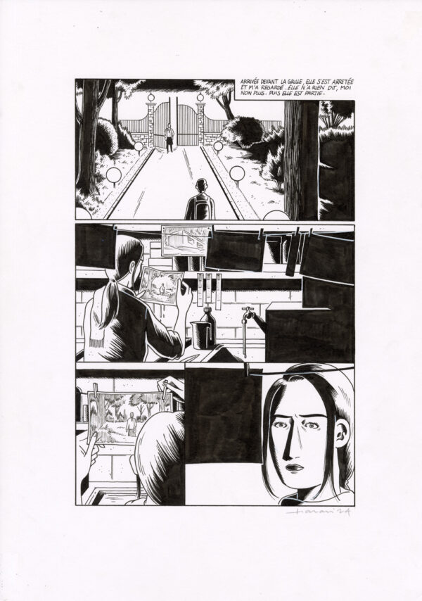 LUCAS HARARI - Le cas David Zimmerman - planche originale publiée en page 53