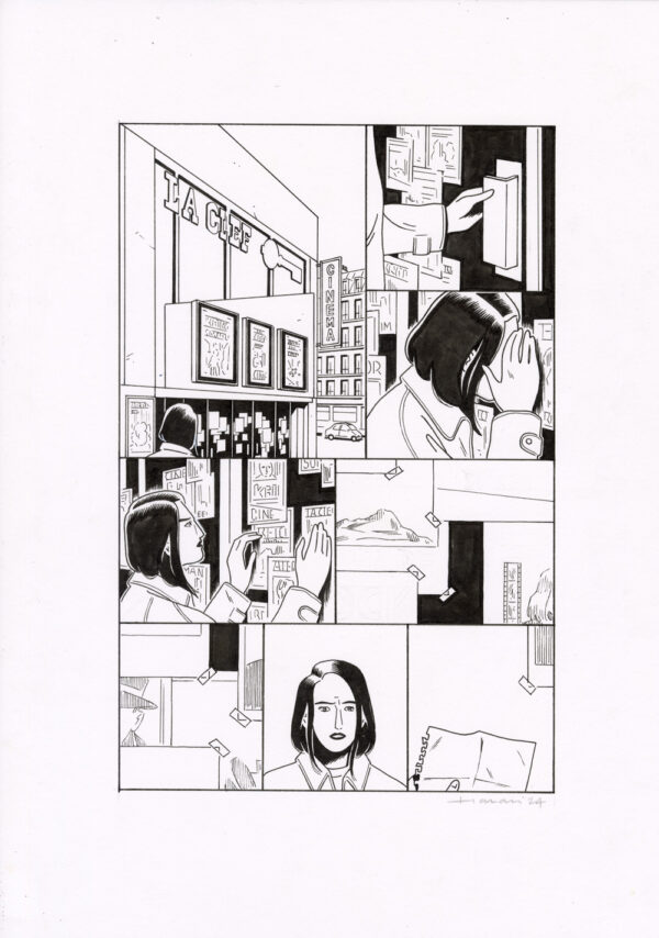 LUCAS HARARI - Le cas David Zimmerman - planche originale publiée en page 69