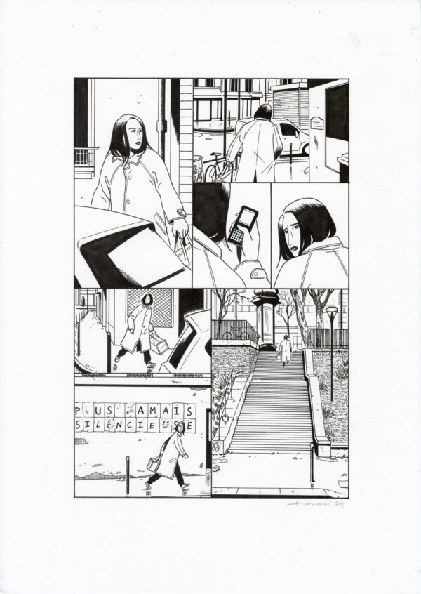 LUCAS HARARI - Le cas David Zimmerman - planche originale publiée en page 88