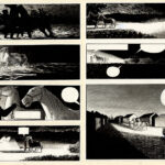 DAVID PRUDHOMME - Du bruit dans le ciel - Double planche originale 92-93