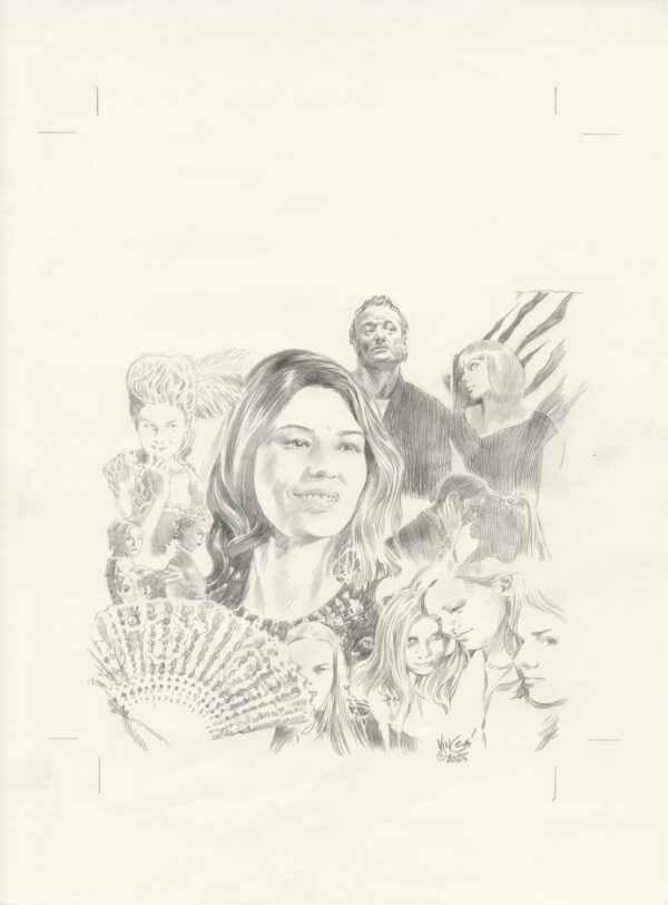 VINCE - L'Amérique de Sofia Coppola - illustration originale de couverture du Un hebdo