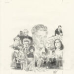 VINCE - L'Amérique de David Lynch - illustration originale de couverture du Un hebdo