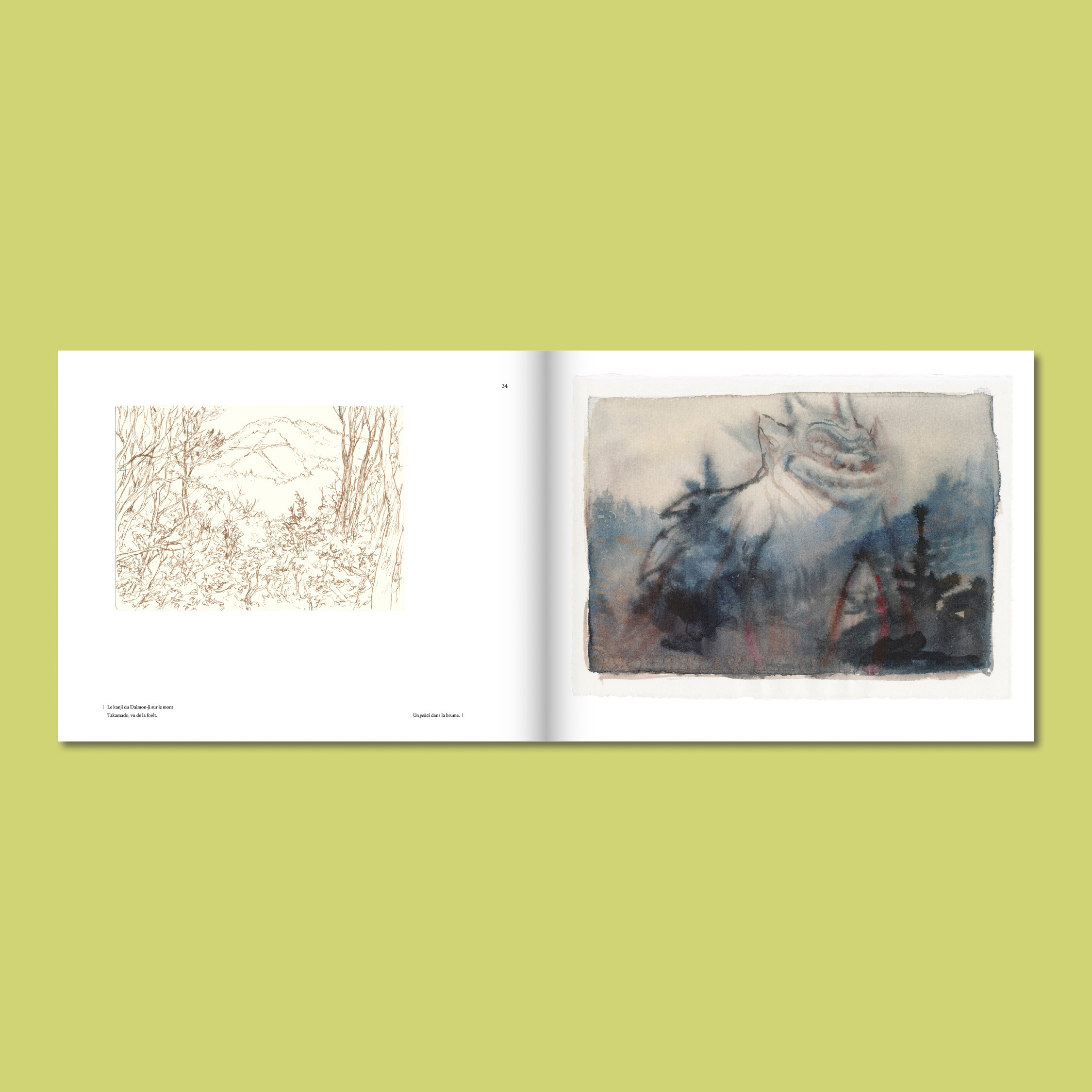 NICOLAS DE CRÉCY - Tirage de luxe - Carnets du Japon - Gravure originale aquarellée – Image 5