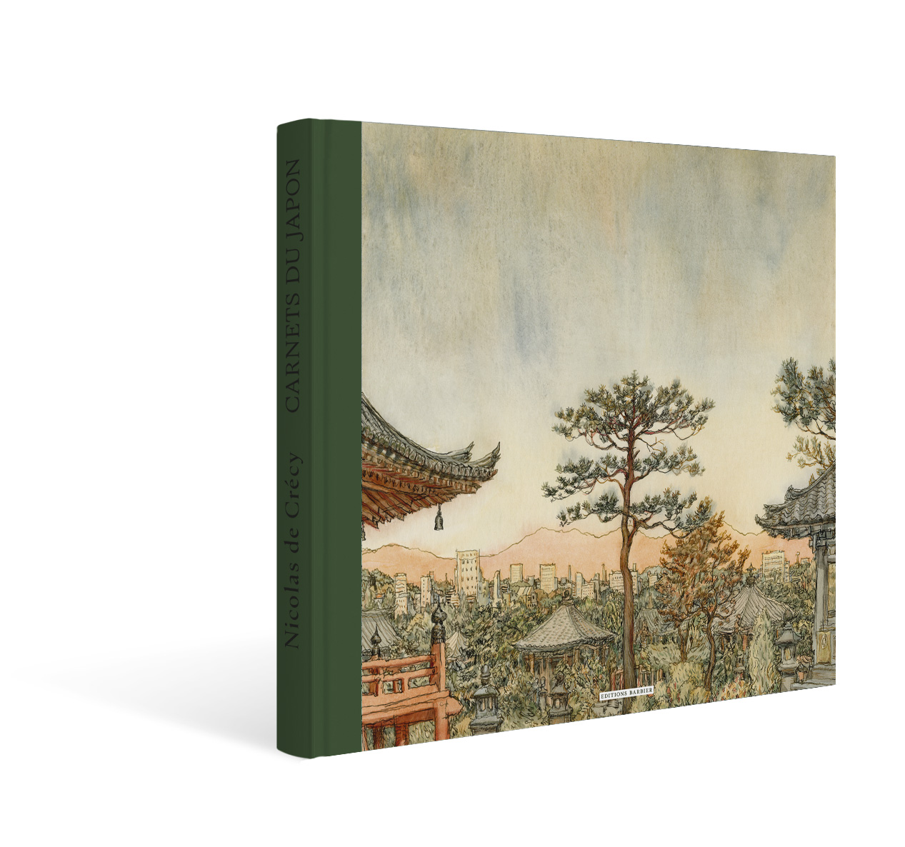 NICOLAS DE CRÉCY - Tirage de luxe - Carnets du Japon - Gravure originale aquarellée