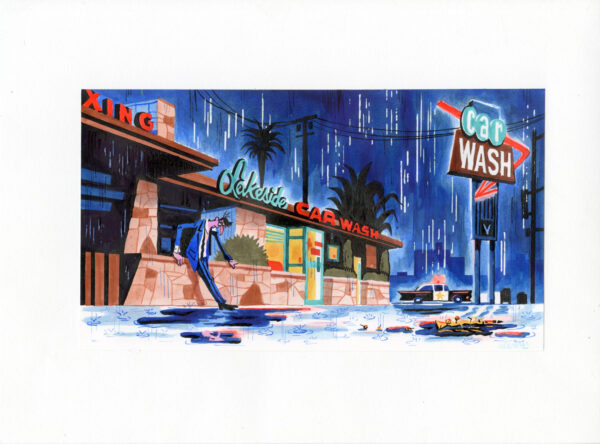 ALEXANDRE CLÉRISSE - Illustration originale inspirée d’une scène de Moonlight Express - R06