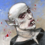 Enki Bilal - Dessin original publié en page 483 de Druillet-Vampires