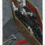 Jean-Michel Nicollet - Dessin original publié en page 489 de Druillet-Vampires