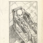 Jean-Michel Nicollet - Dessin préparatoire original publié en page 488 de Druillet-Vampires