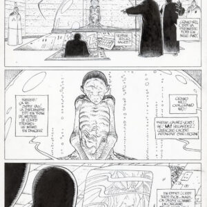 MOEBIUS – PLANCHE ORIGINALE 66 - LE MONDE D'EDENA : LA DÉESSE