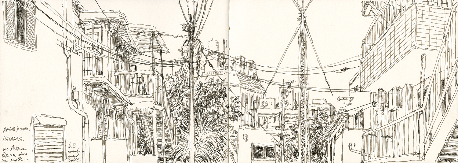 NICOLAS DE CRÉCY - Arrivée à Tokyo ! Une antenne bizarre dans une ruelle - REF 14