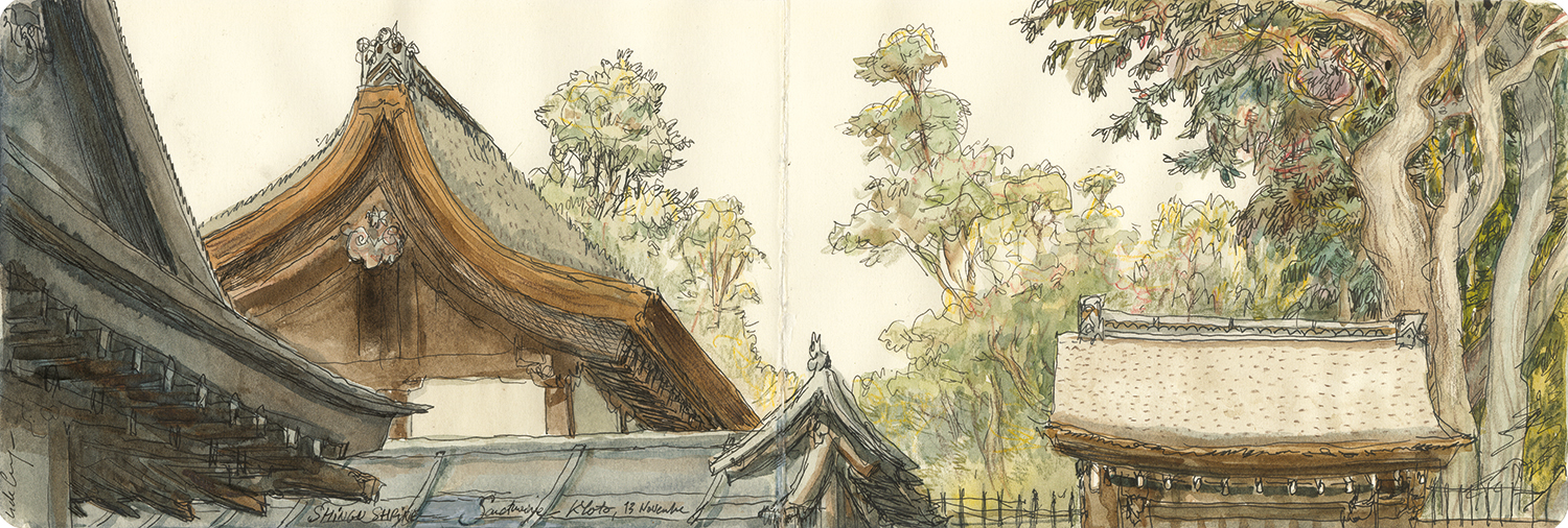 NICOLAS DE CRÉCY - Sanctuaire Shingu - Kyoto - 13 novembre - R 26