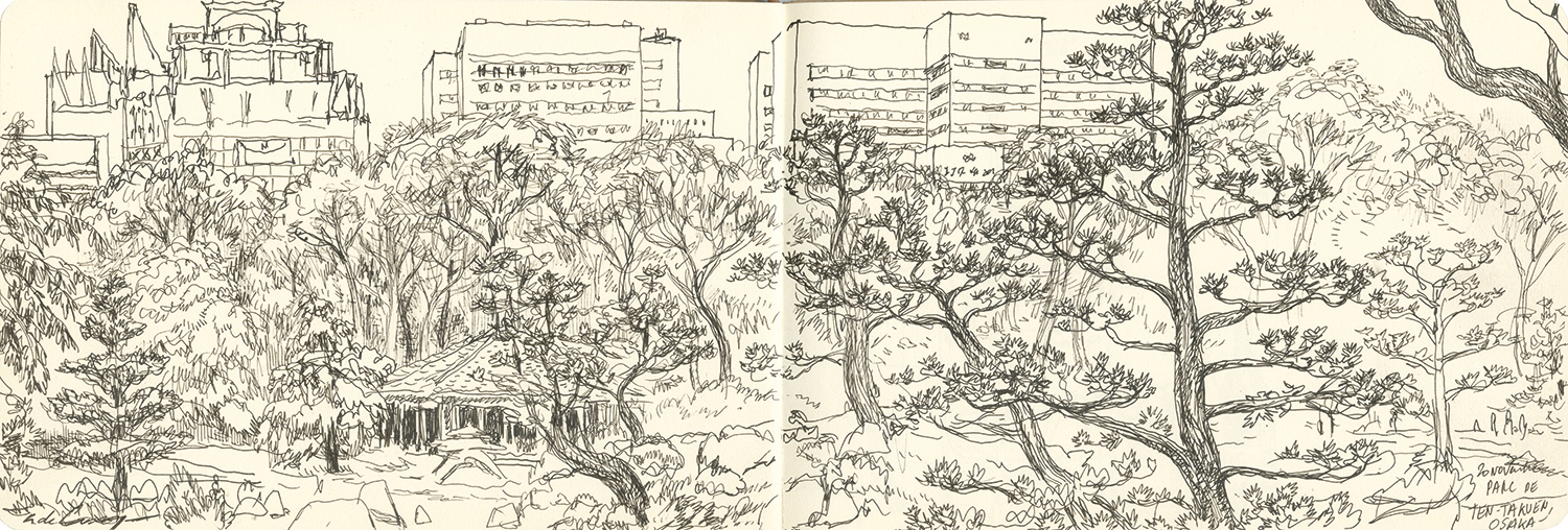 NICOLAS DE CRÉCY - Parc de Ten-Takuen - Osaka - 20 novembre - R 28