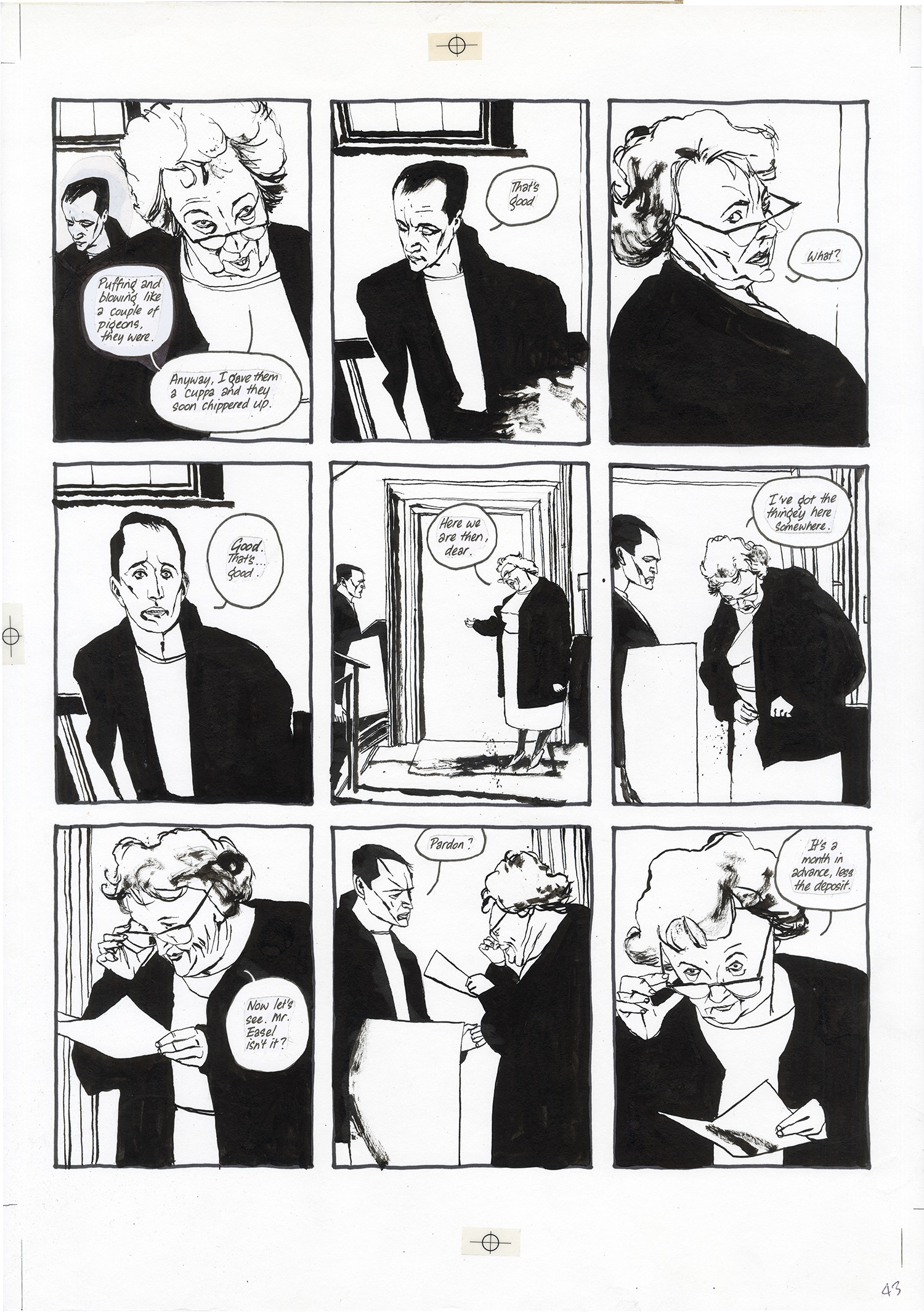 DAVE McKEAN – planche 43 – Cages