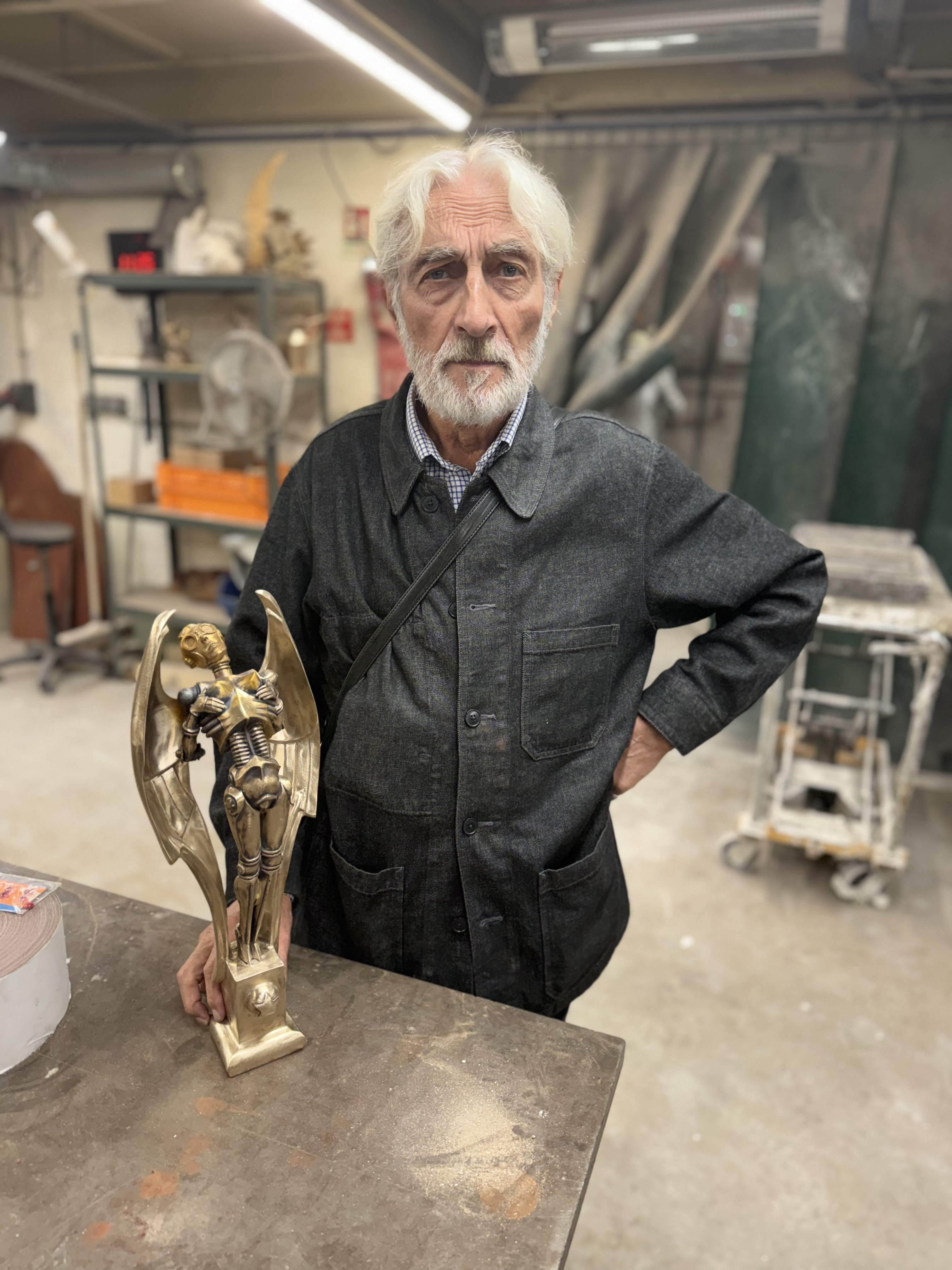 JEAN-MICHEL NICOLLET –  Robot – bronze à la cire perdue