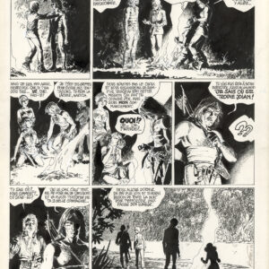 ROSINSKI -  THORGAL - LES YEUX DE TANATLOC - PLANCHE ORIGINALE 42