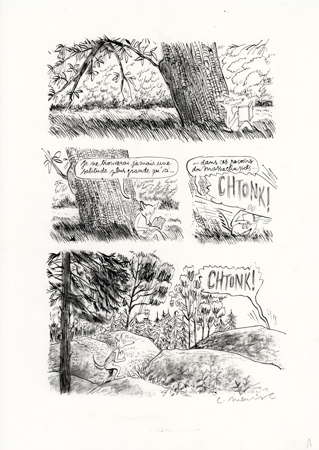 CATHERINE MEURISSE - LE CLAN DE WALDEN - PLANCHE ORIGINALE 1