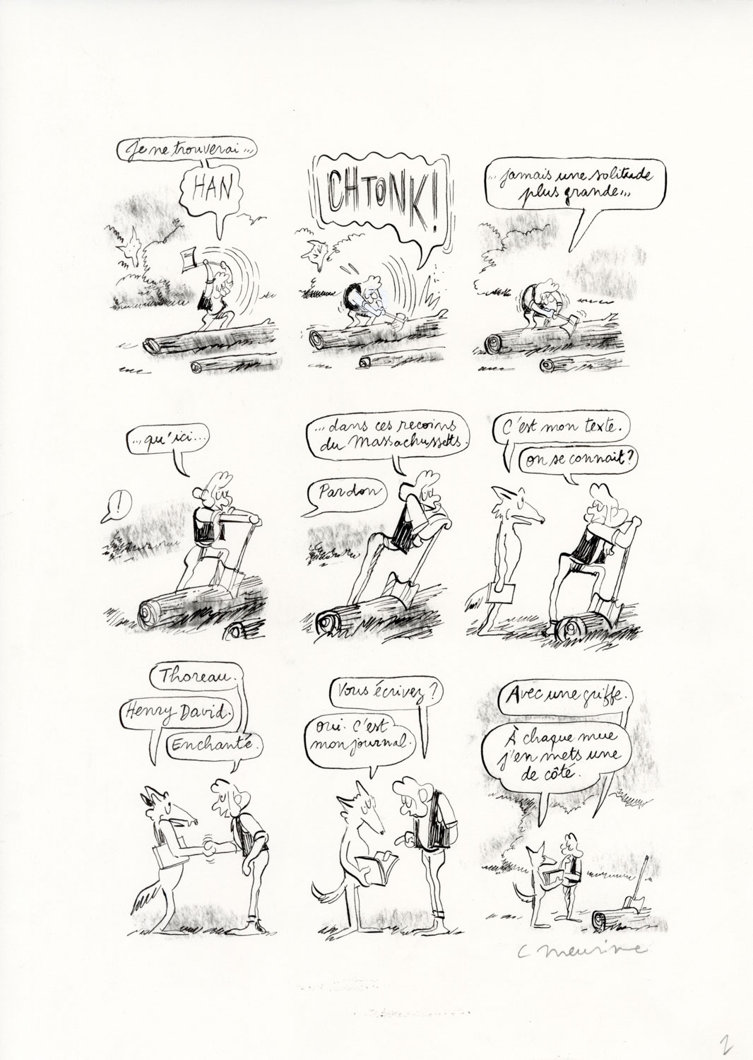 CATHERINE MEURISSE - LE CLAN DE WALDEN - PLANCHE ORIGINALE 2