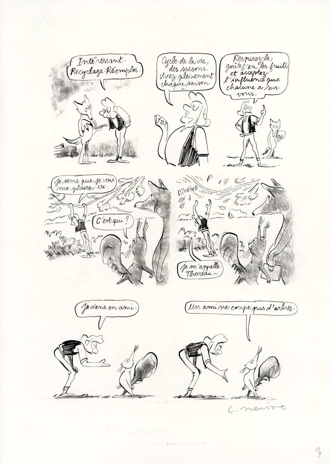 CATHERINE MEURISSE - LE CLAN DE WALDEN - PLANCHE ORIGINALE 3