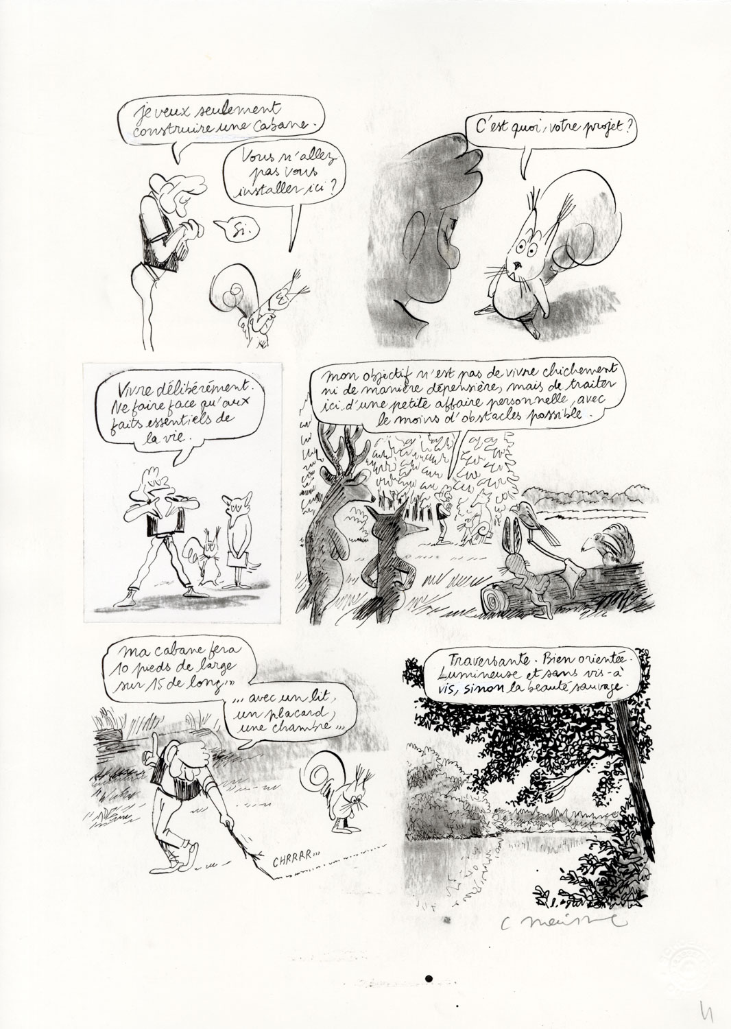 CATHERINE MEURISSE - LE CLAN DE WALDEN - PLANCHE ORIGINALE 4