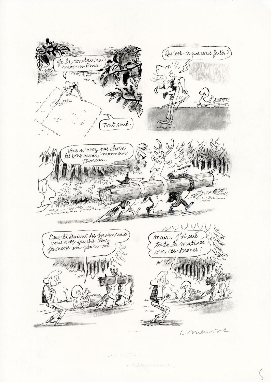CATHERINE MEURISSE - LE CLAN DE WALDEN - PLANCHE ORIGINALE 5