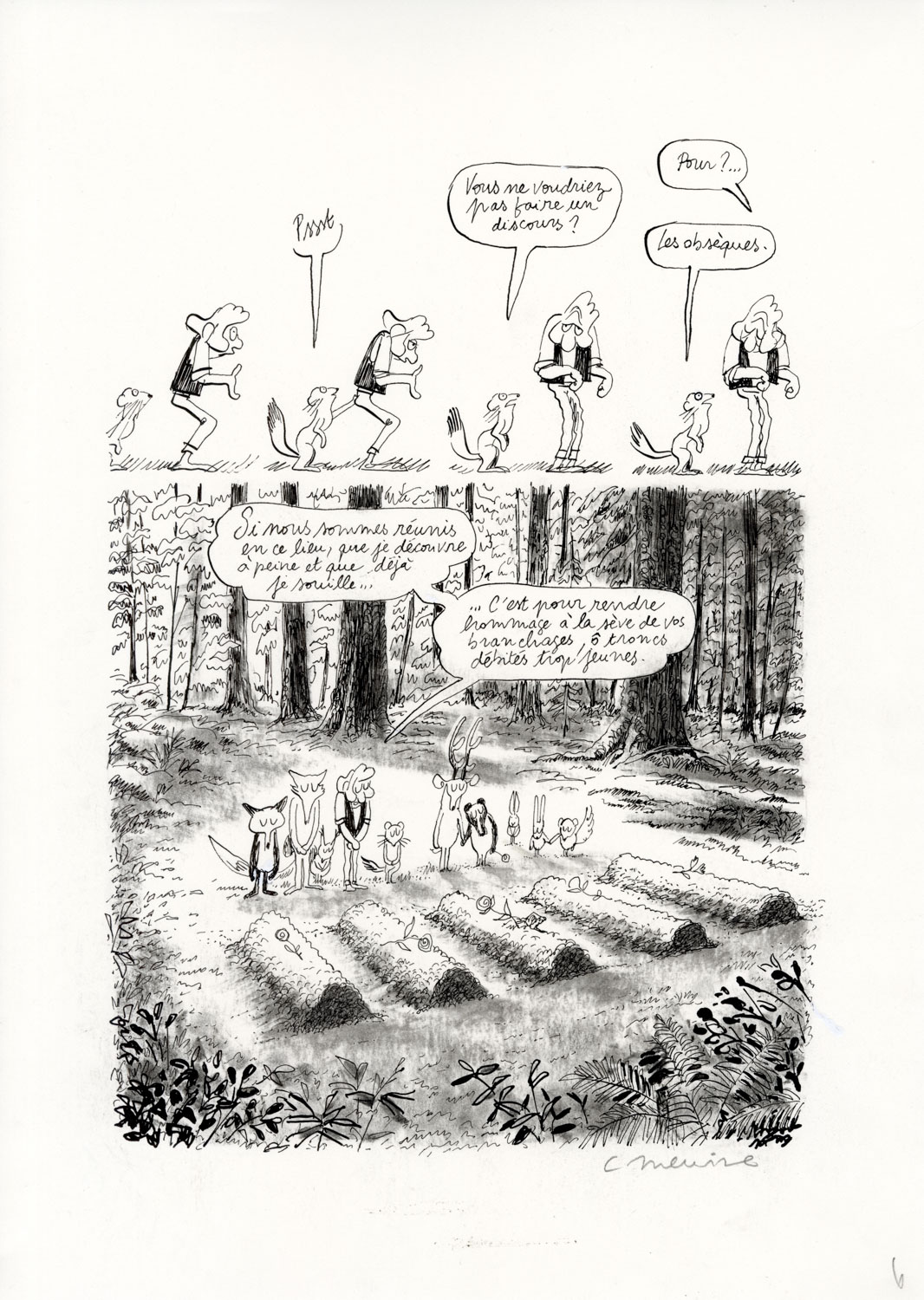 CATHERINE MEURISSE - LE CLAN DE WALDEN - PLANCHE ORIGINALE 6