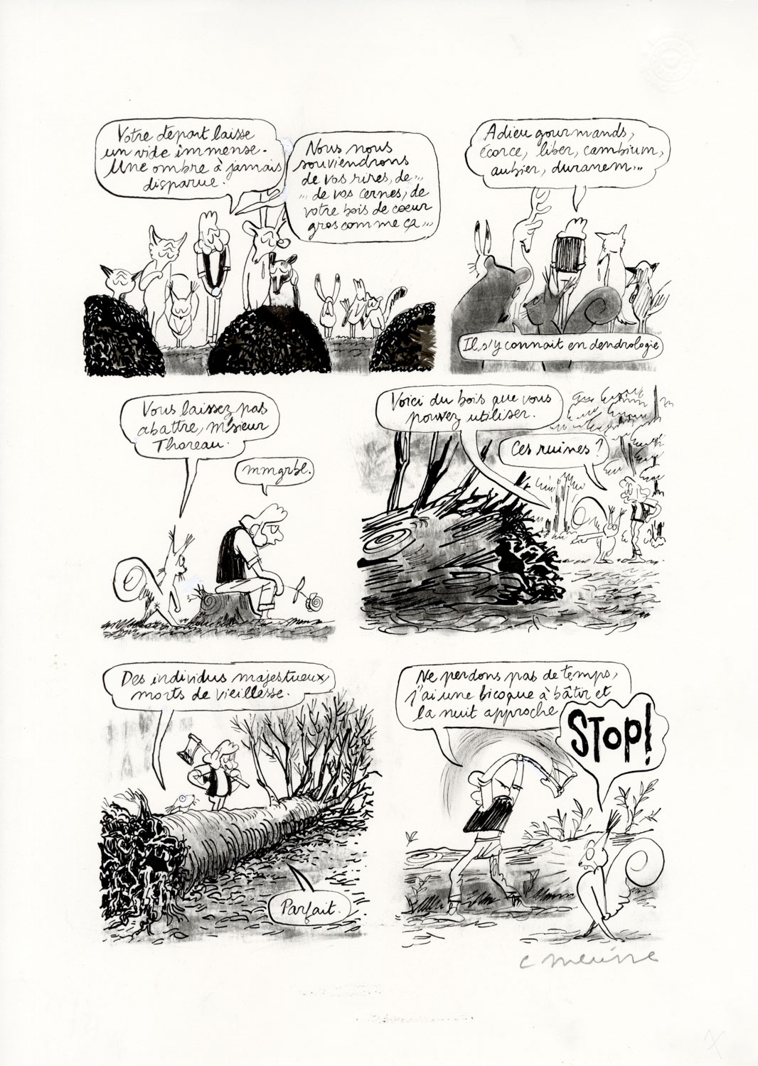 CATHERINE MEURISSE - LE CLAN DE WALDEN - PLANCHE ORIGINALE 7